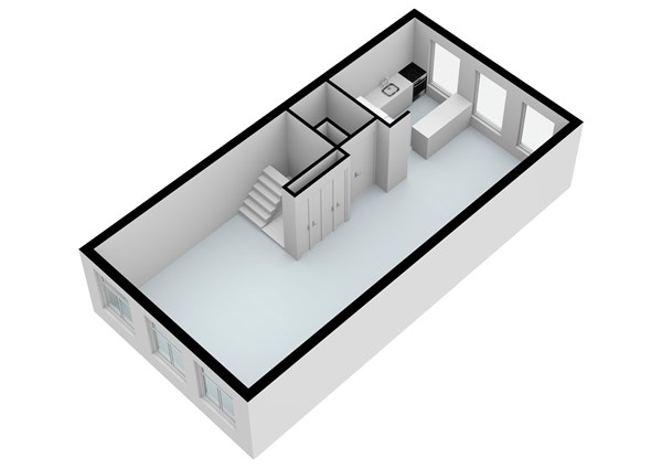 Floor plan - Amstelveld 17-2, 1017 JD Amsterdam 